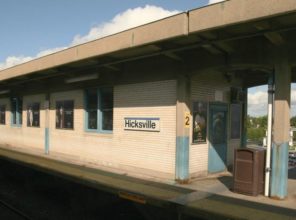Hicksville Station before improvements