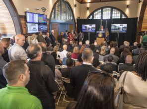 LIRR President Phillip Eng co-announces the Double Track  Opening and Wyandanch Rededication 09-21-2018
