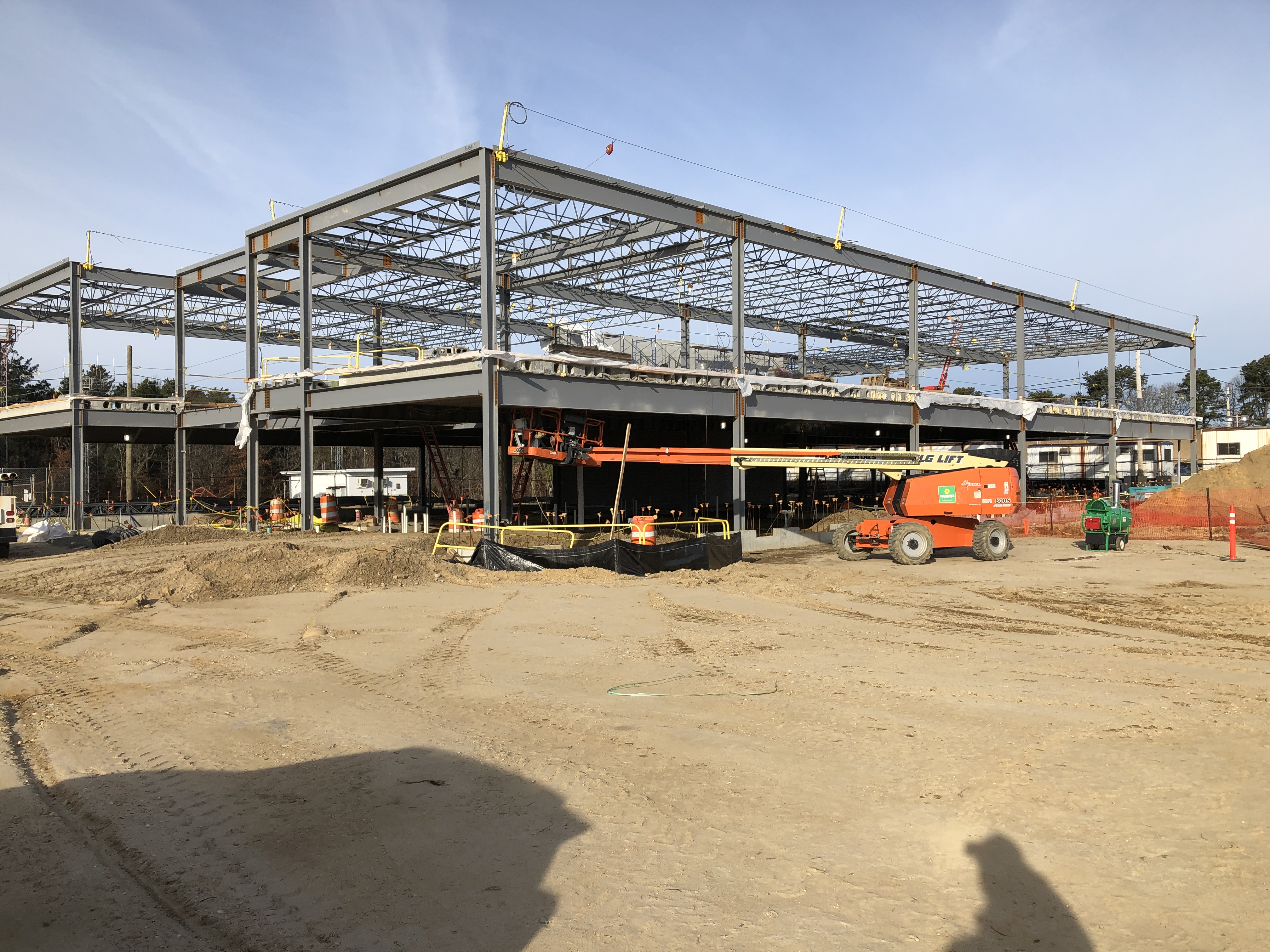 Mid Suffolk Yard - View of Employee Facility Looking NW 01-07-18