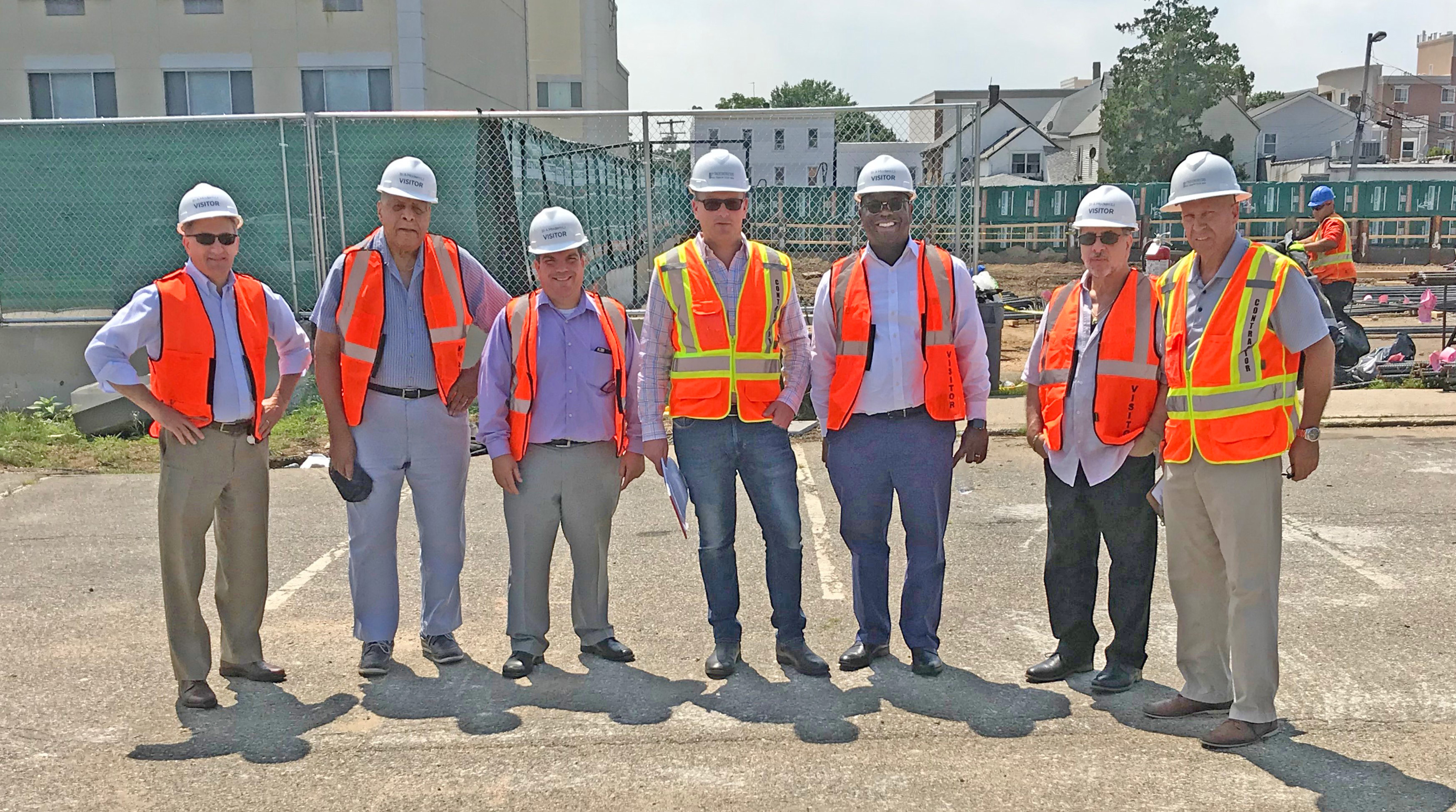Westbury Officials Tour Project Corridor - 07-10-19