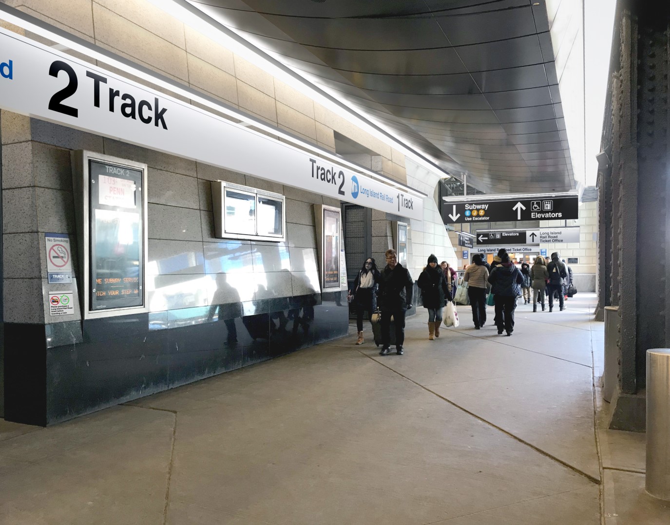 Jamaica Station sign updates (rendering) 04-23-21